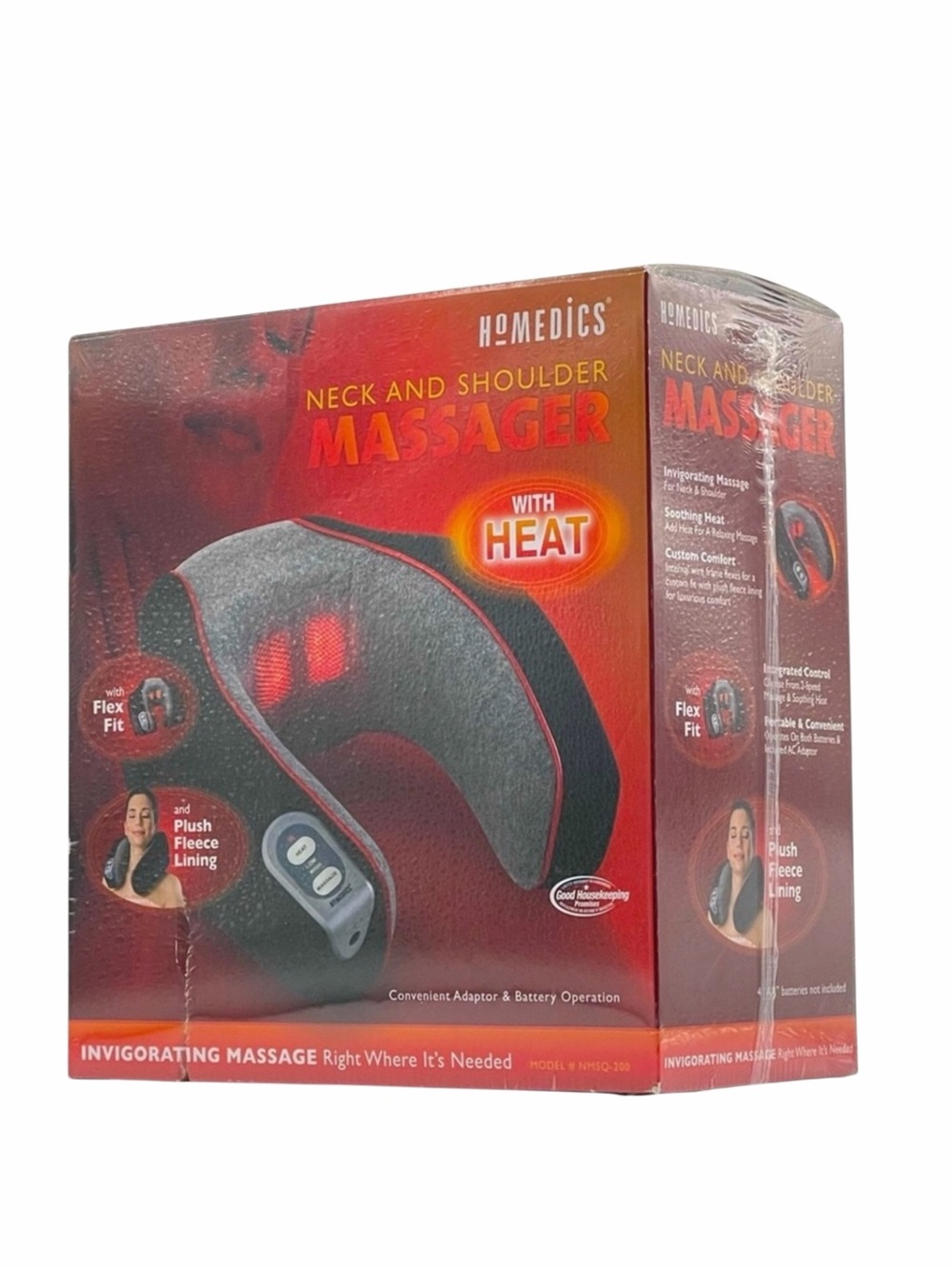 HoMedics NMSQ-200 Neck & Shoulder Massager with Heat. NWT